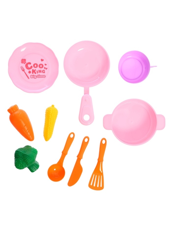 Игровой набор &laquo;Чистая кухня&raquo;, функциональная раковина, посуда, продукты