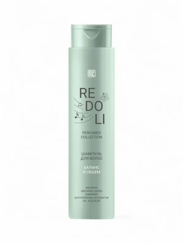 Шампунь для волос парфюмированный REDOLI баланс и объем, 400 мл