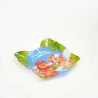 Тарелка плоская новогодняя &laquo;Счастья в новом году&raquo;, 15.1&times;17.3 см