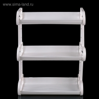 Полка навесная 3-х ярусная, 32&times;17,2&times;42 см, цвет МИКС
