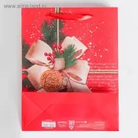 Пакет подарочный новогодний ламинированный &laquo;Волшебные мечты&raquo;, MS 18 x 23 х 8 см