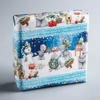 Бумага упаковочная глянцевая &laquo;С Новым Годом!&raquo;, Me To You, 70 х 100 см