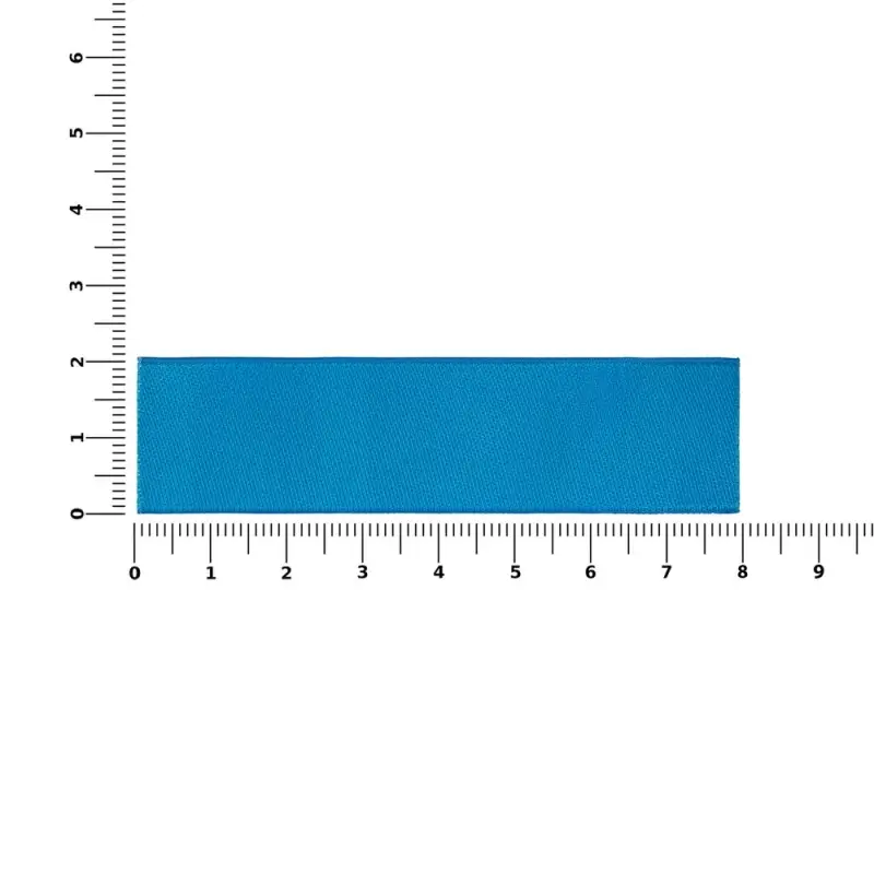 Лейбл тканевый Epsilon, S, голубой