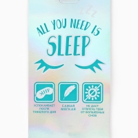 Маска для сна фигурная &laquo;Киска&raquo;, цвет белый