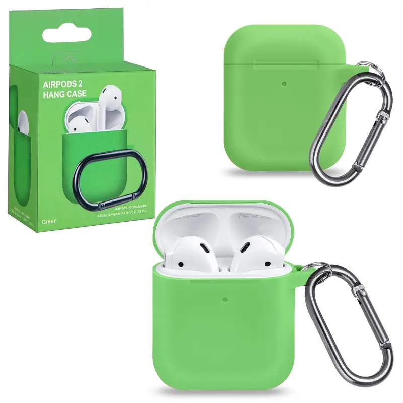 Чехол APods 1/2 с карабином №20 spearmint
