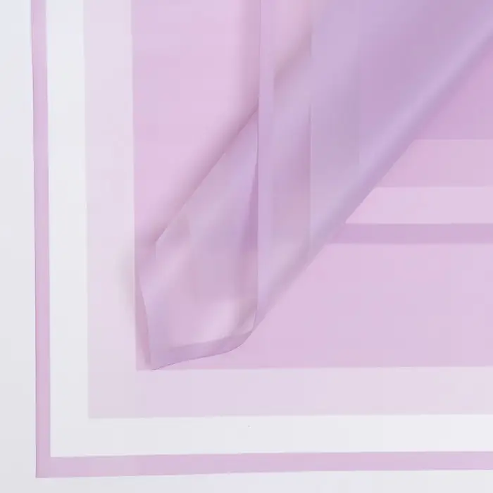 Плёнка в листах для цветов и декора, сиреневый, 58&times;58 см