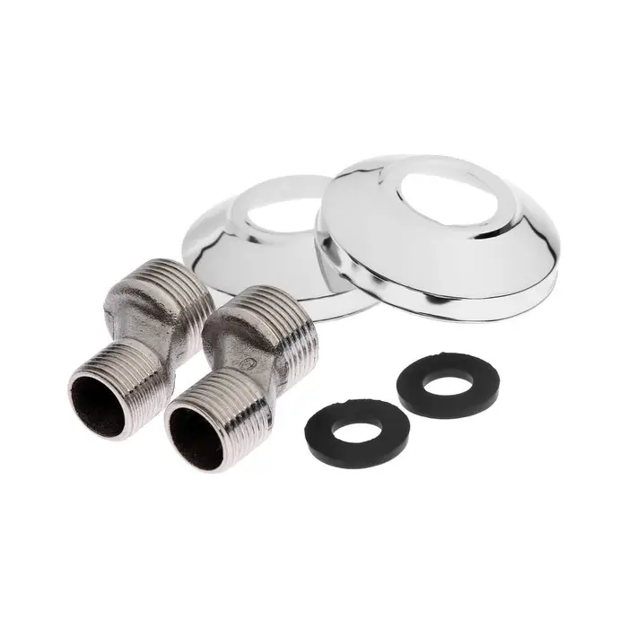 Смеситель для ванны ZEIN Z2493, излив 35 см, картридж 35 мм, с душ набором, черный/хром