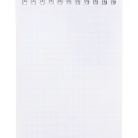 Блокнот А6, 60 листов в клетку, &laquo;Для конференций&raquo;, на гребне, синий