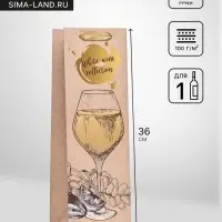 Пакет под бутылку Wine collection, 12&times;36&times;9 см