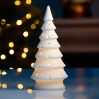 Светодиодная фигура "Елка" 15.1х6.7х6.7 см, 1 LED, LR44x3(в компл.), свечение тёплое белое