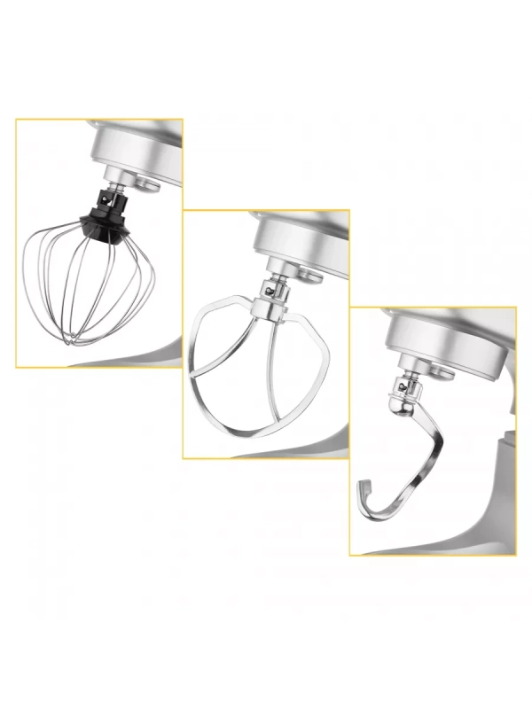 Миксер планетарный HYM-S6551 1300Вт серебристый