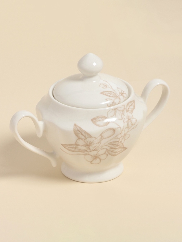 Сахарница SL Home &laquo;Аманде&raquo;, 17&times;11&times;12 см, фарфор, белая