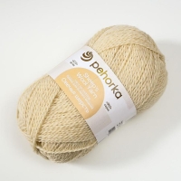 Пряжа для вязания спицами, крючком &laquo;Пехорский текстиль. Овечья шерсть&raquo;, 100% шерсть, 200 м/100 г, (166 суровый)