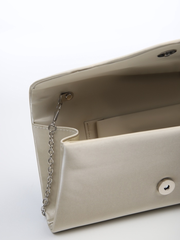 Сумка женская на магните, цвет золотистый