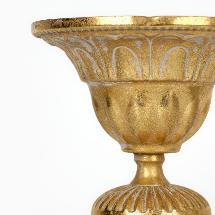 Подсвечник металл &laquo;Ярусы&raquo; для одной свечи 16 х 16 х 25 см