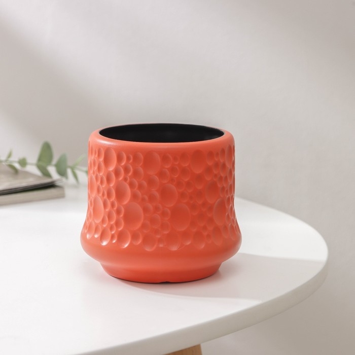 Кашпо для цветов, 8,7&times;7,3&times;8,5 см, цвет МИКС