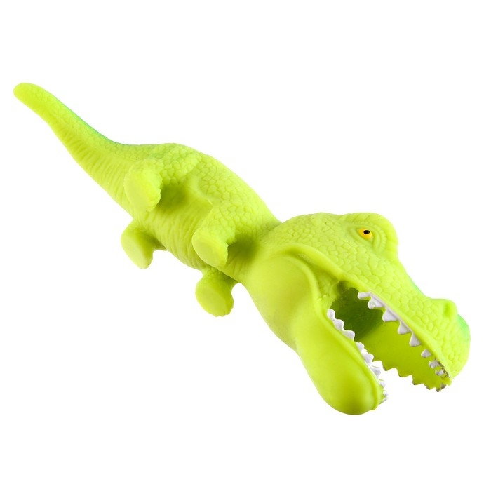 Антистресс мялка &laquo;Крокодил&raquo; с песком, цвета МИКС