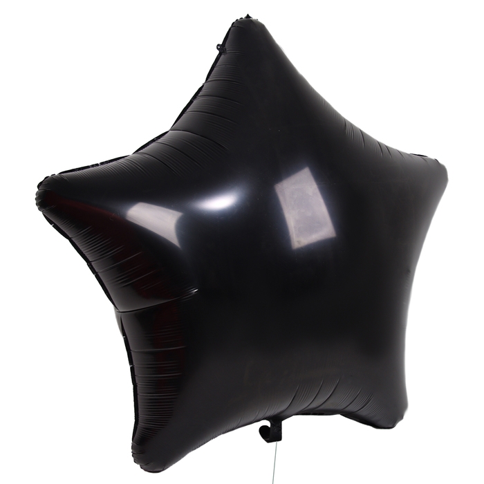 Шар фольгированный 68" &laquo;Звезда гигант&raquo;, цвет чёрный