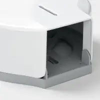 Диспенсер туалетной бумаги, пластик белый, втулка 4 см