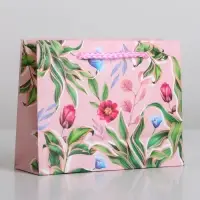 Пакет подарочный ламинированный, упаковка, &laquo;8 марта&raquo;, S 12 х 15 х 5.5 см