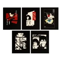 Тетрадь 48 листов в клетку, Calligrata &laquo;Аниме&raquo;, обложка мелованный картон, МИКС