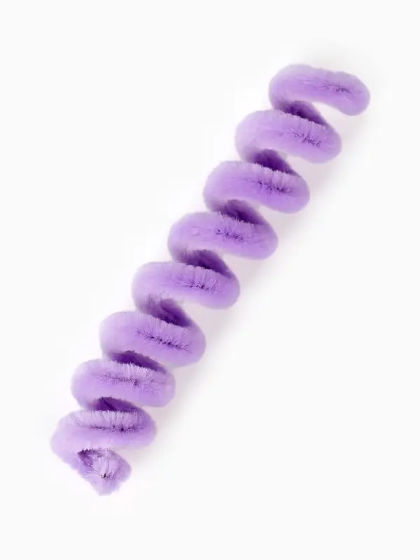 Синельная проволока, набор 100 шт, размер 1 шт 30х0,8 см, цвет сиреневый