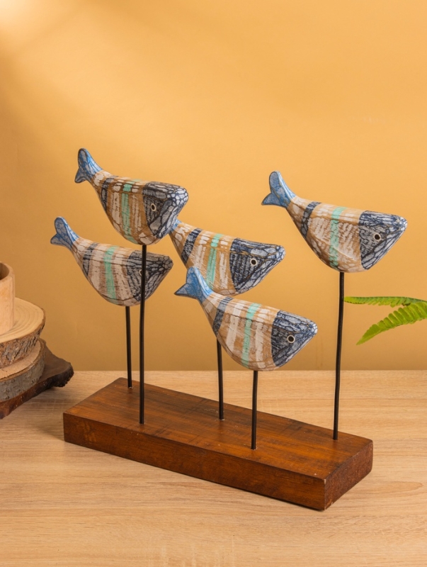 Сувенир &laquo;Рыбки&raquo;, 37&times;10&times;30 см, дерево