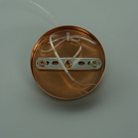 Светильник &laquo;Луна&raquo; 1х40Вт Е27 золото 14,5х14,5х27+100см