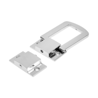 Замок-защелка на ящик ZM01, 4,3х3,2 см, цвет хром, 4 шт TMP