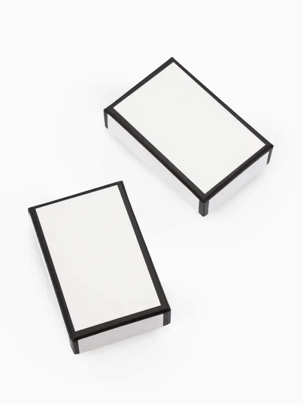 Коробочка подарочная под набор "Стиль", 5*8 см, цвет чёрно-белый