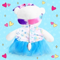 Мягкая игрушка &laquo;Мишка Лаппи&raquo;, в голубой юбочке, 22 см