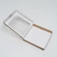 Коробка самосборная, крафт, 21&times;21&times;3 см