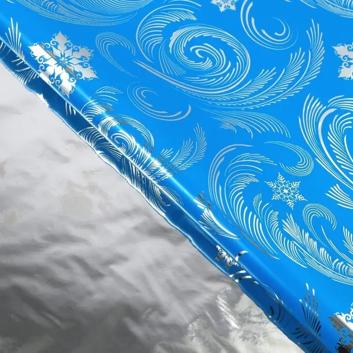 Плёнка упаковочная голография &laquo;Узоры&raquo;, 100 х 70 см