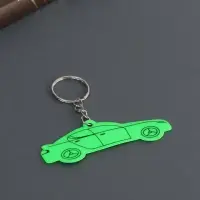 Светоотражающий брелок для ключей на кольце &laquo;Автомобиль&raquo;, пластик, 7.3&times;3 см, МИКС