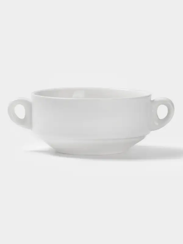 Бульонница Hanna Kn&ouml;vell, 350 мл, фарфор, белая