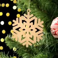 Елочная игрушка &laquo;Снежинка&raquo; 8&times;9 см