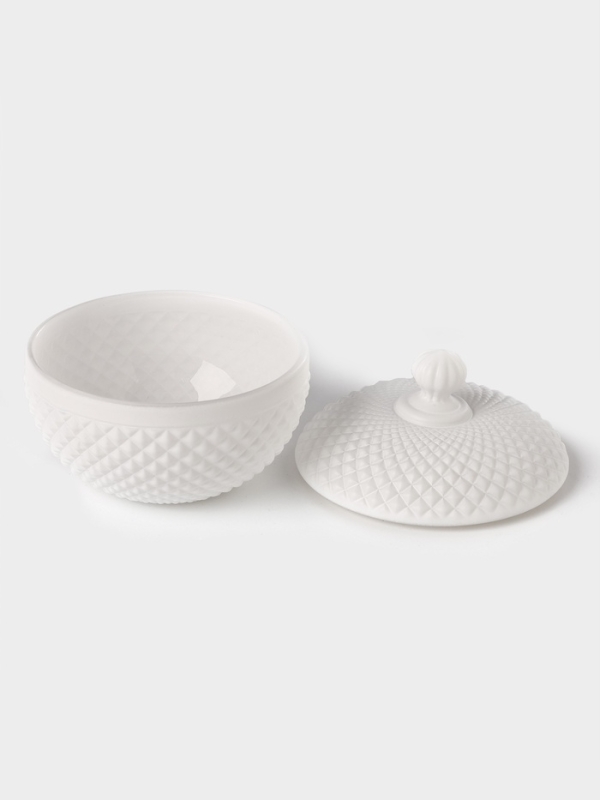 Сахарница "Chess. King", цвет белый, 150 мл, 9х9х8,5 см