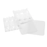 Держатель самоклеящийся для проводов и гирлянд ТУНДРА, 28&times;16&times;9 мм, белый, 12 шт.