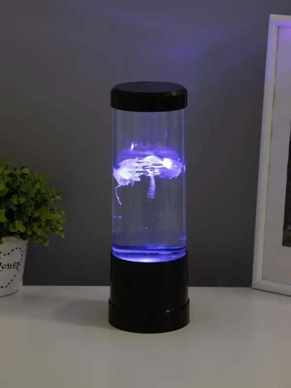 Светильник "Медузы" LED, RGB, USB, 3-5Вт, чёрный 9х9х25,5 см