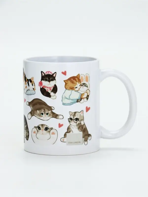 Кружка керамическая чайная &laquo;Королева котиков&raquo;, 320 мл