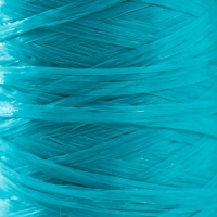 Пряжа "Для вязания мочалок" 100% полипропилен 400м/100&plusmn;10 гр в форме цилиндра (бирюза)