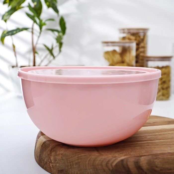 Салатник с крышкой &laquo;Galaxy&raquo;, 2,5 л, цвет микс