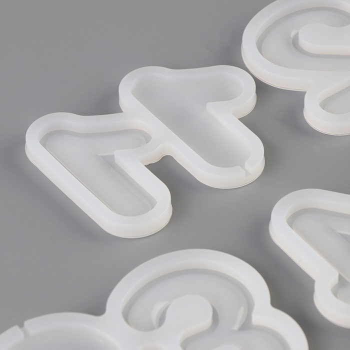 Молды силиконовые &laquo;Цифры&raquo;, набор, 9 &times; 5 &times; 8 см