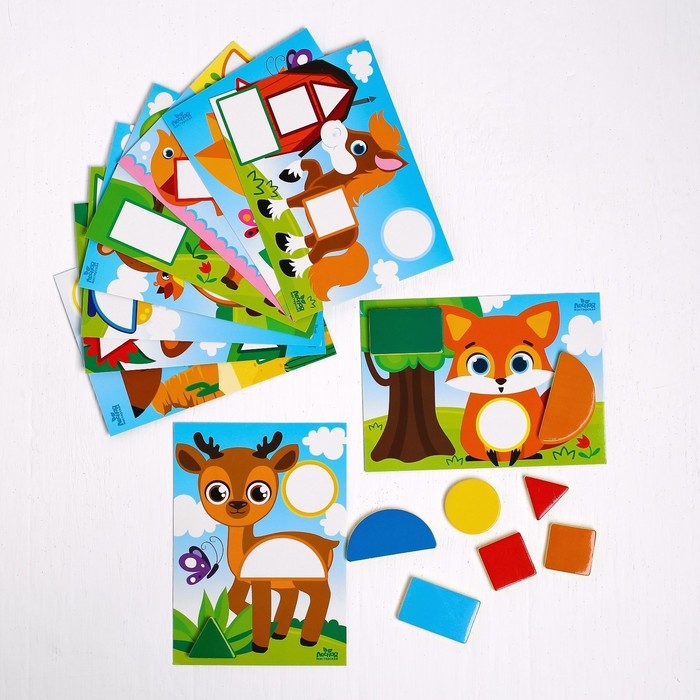 Мозаика с шаблонами &laquo;Животные мира&raquo;