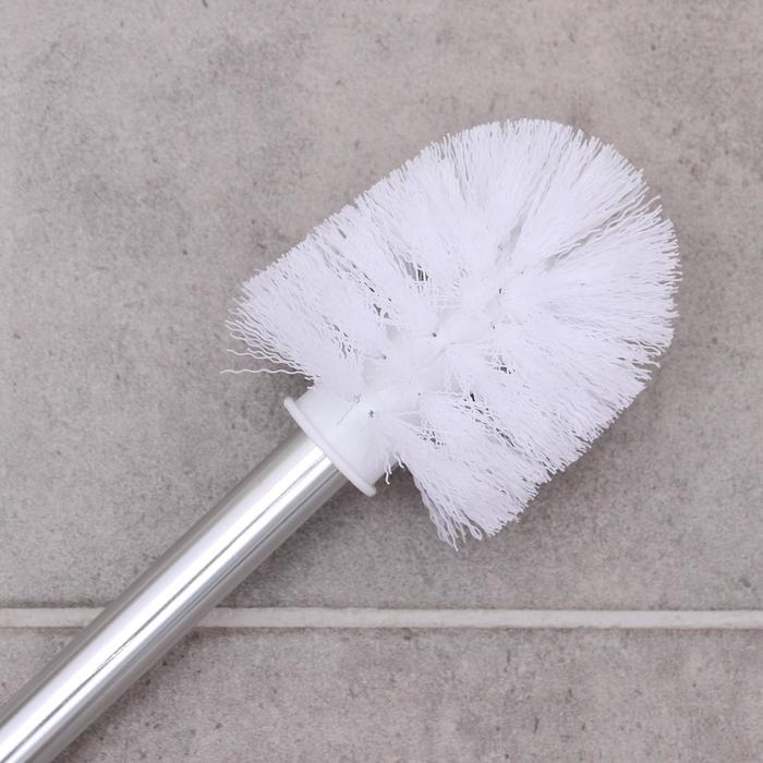 Ёршик для унитаза, 7,5&times;7,5&times;35 см, цвет хром