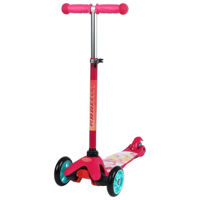 Самокат GRAFFITI «Единорожки», колёса PU 110/75 мм, ABEC 7, цвет розовый Самокат GRAFFITI «Единорожки», колёса PU 110/75 мм, ABEC 7, цвет розовый