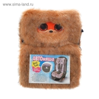 Накидка &laquo;АВТОНЯША&raquo; для детского автокресла, Лисичка, рыжая