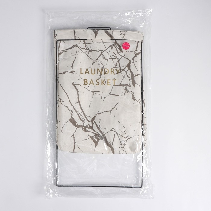 Корзина универсальная Доляна &laquo;Монро&raquo;, 40&times;26&times;50 см, цвет белый