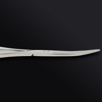 Ножницы маникюрные &laquo;Premium&raquo;, загнутые, 9 см, на блистере, цвет серебристый