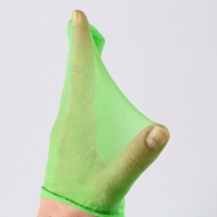 Капрон для кукол и цветов, набор 4 шт., размер 1 шт. &mdash; 45 &times; 6 см, цвет зелёный